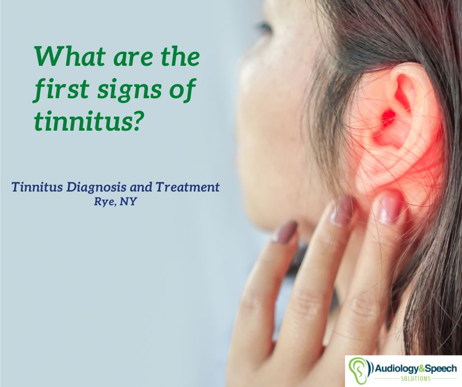 Lady suffering from tinnitus